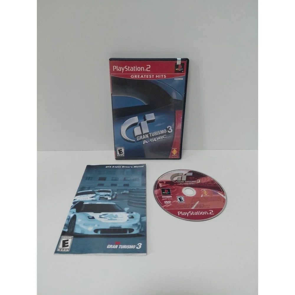 Gran Turismo 3 Sony PlayStation 2 PS2 Greatest Hits Complete W Manual
